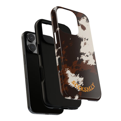 Sooo Cowboy Orange Tough Phone Case for Apple