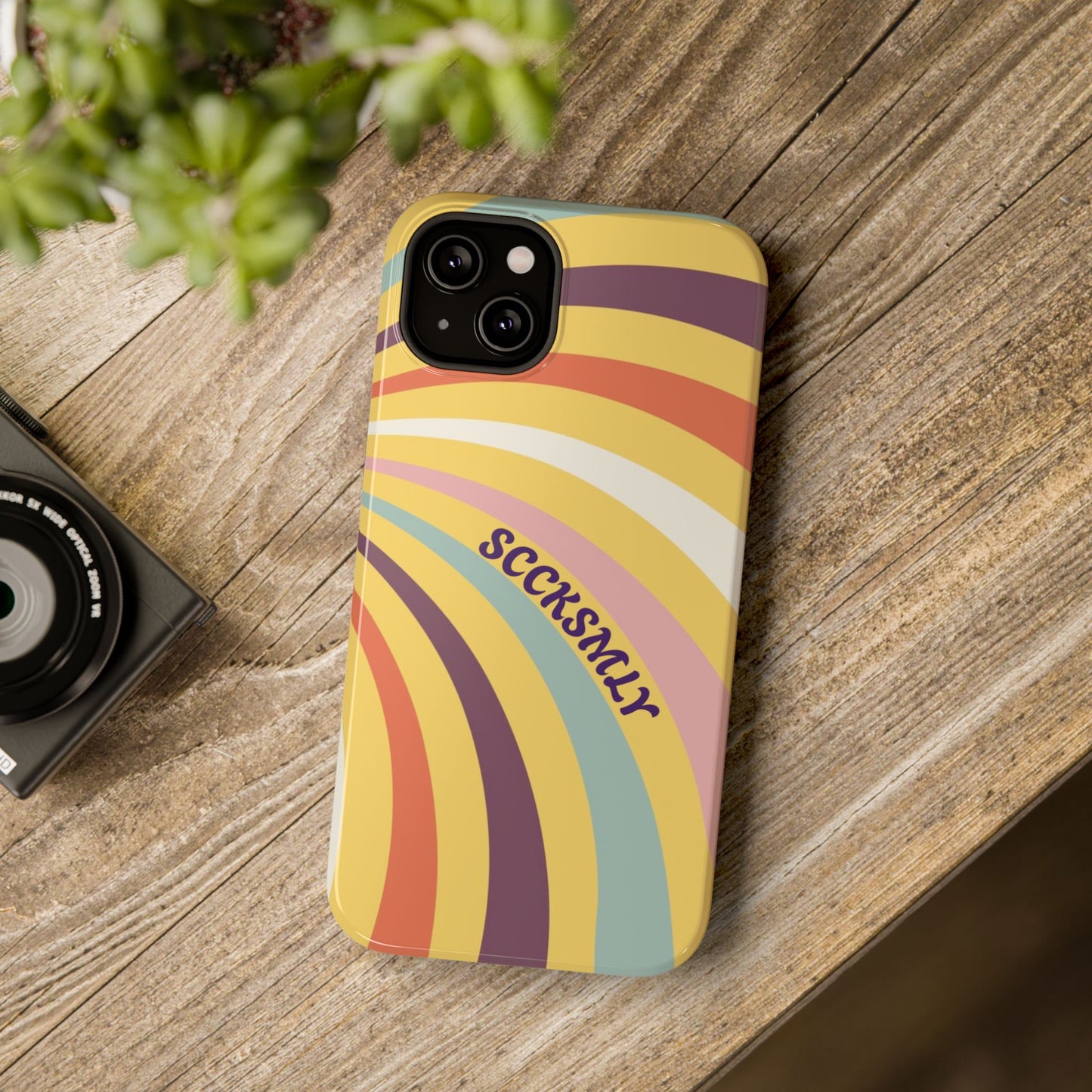 Vintage Groove Phone Case for Apple