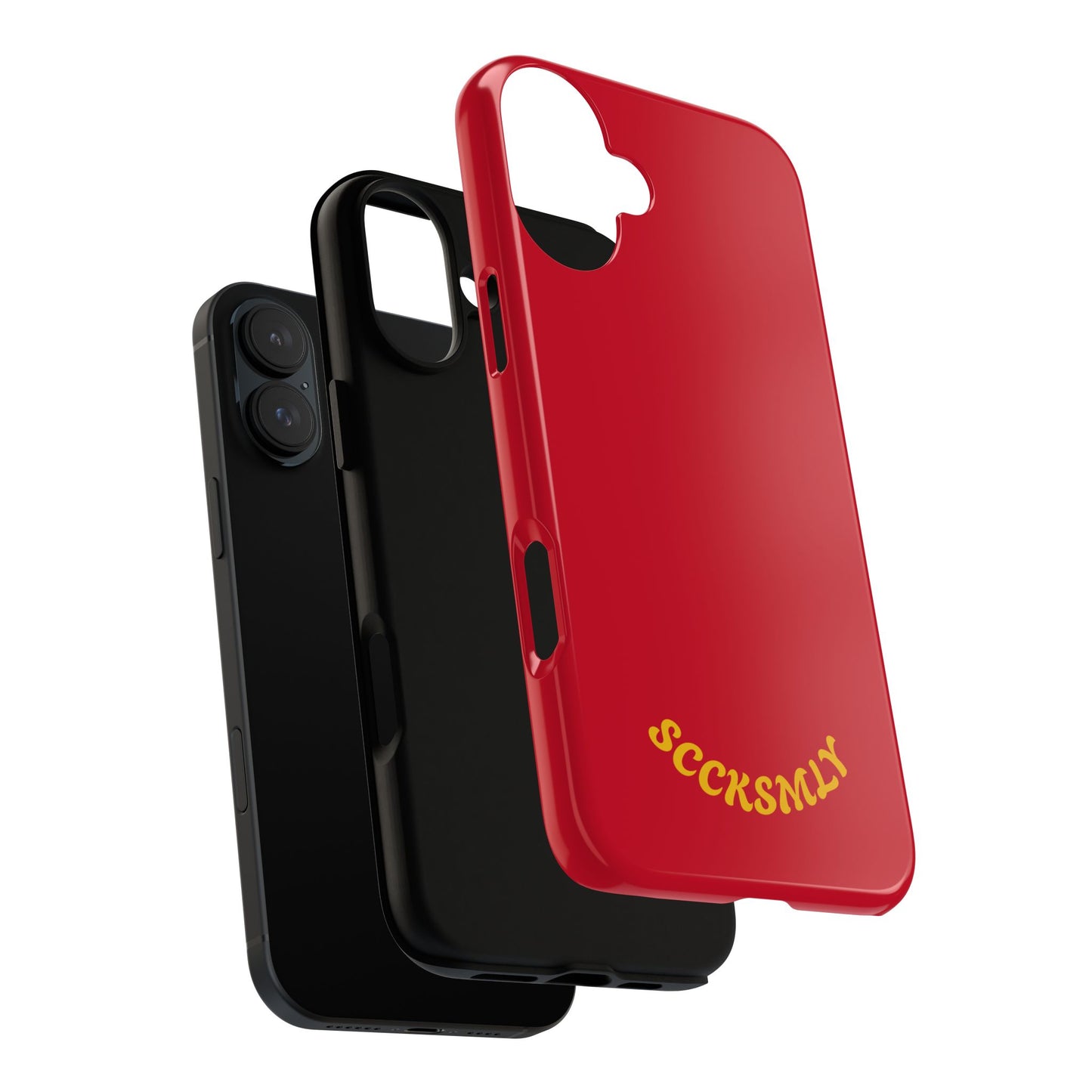 SOLID Calm Cherry Tough Case for Apple