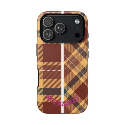 Autumn Plaid Phone Case for Apple