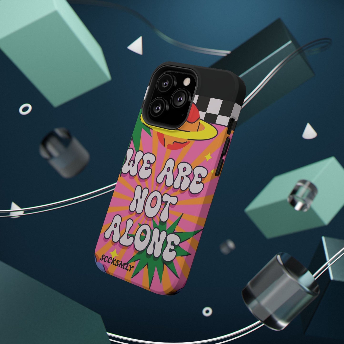WE ARE NOT ALONE Tough Phone Case for Apple