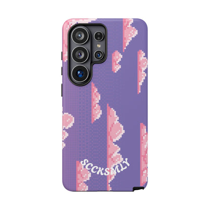Purple Cotton Candy Sky Tough Phone Case for Samsung