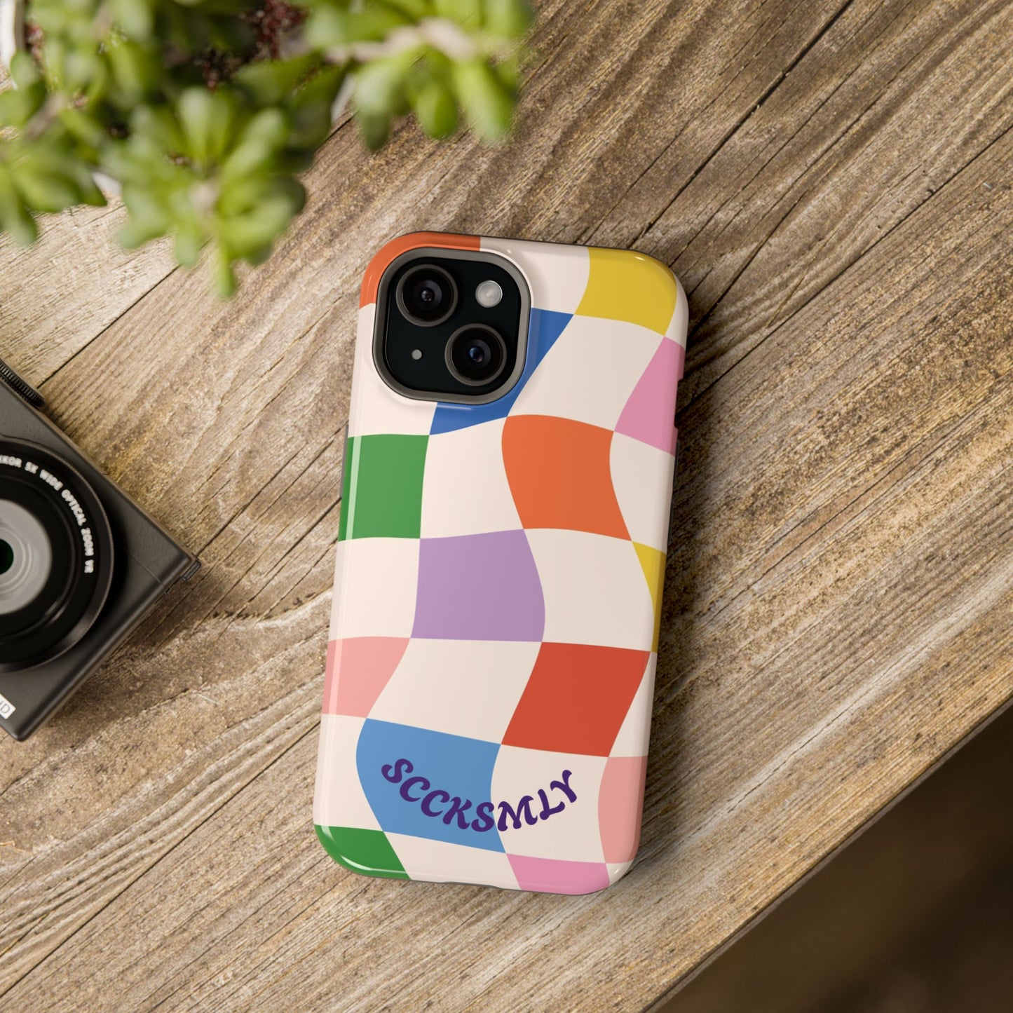 Checker Flicker Phone Case Apple