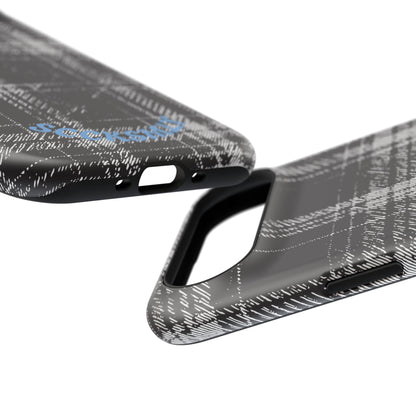 Smoky Grungy Plaid Phone Case for Apple