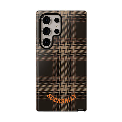 Brown Bread Plaid Tough Phone Case Samsung