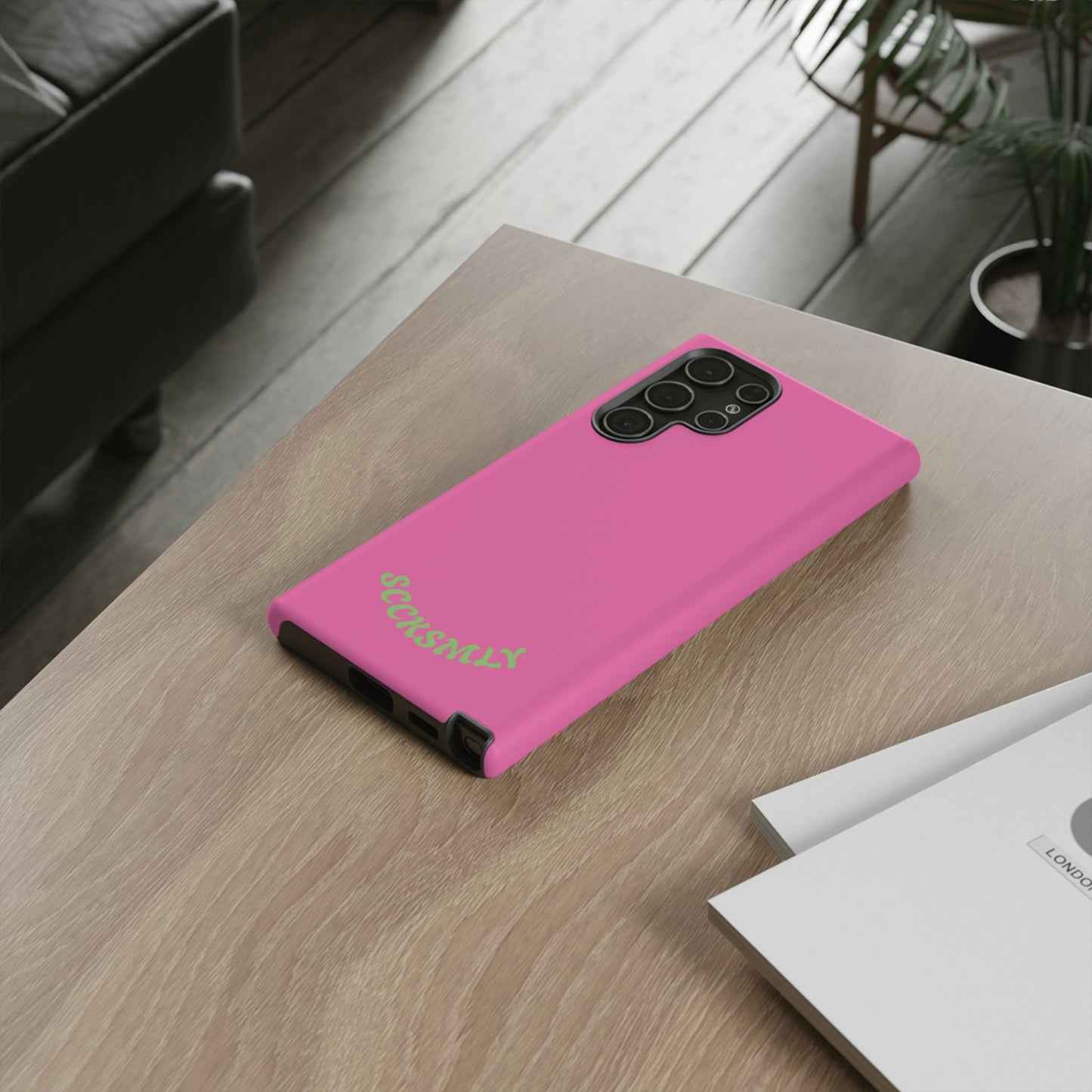 SOLID Sweet Static Pink Tough Case for Samsung