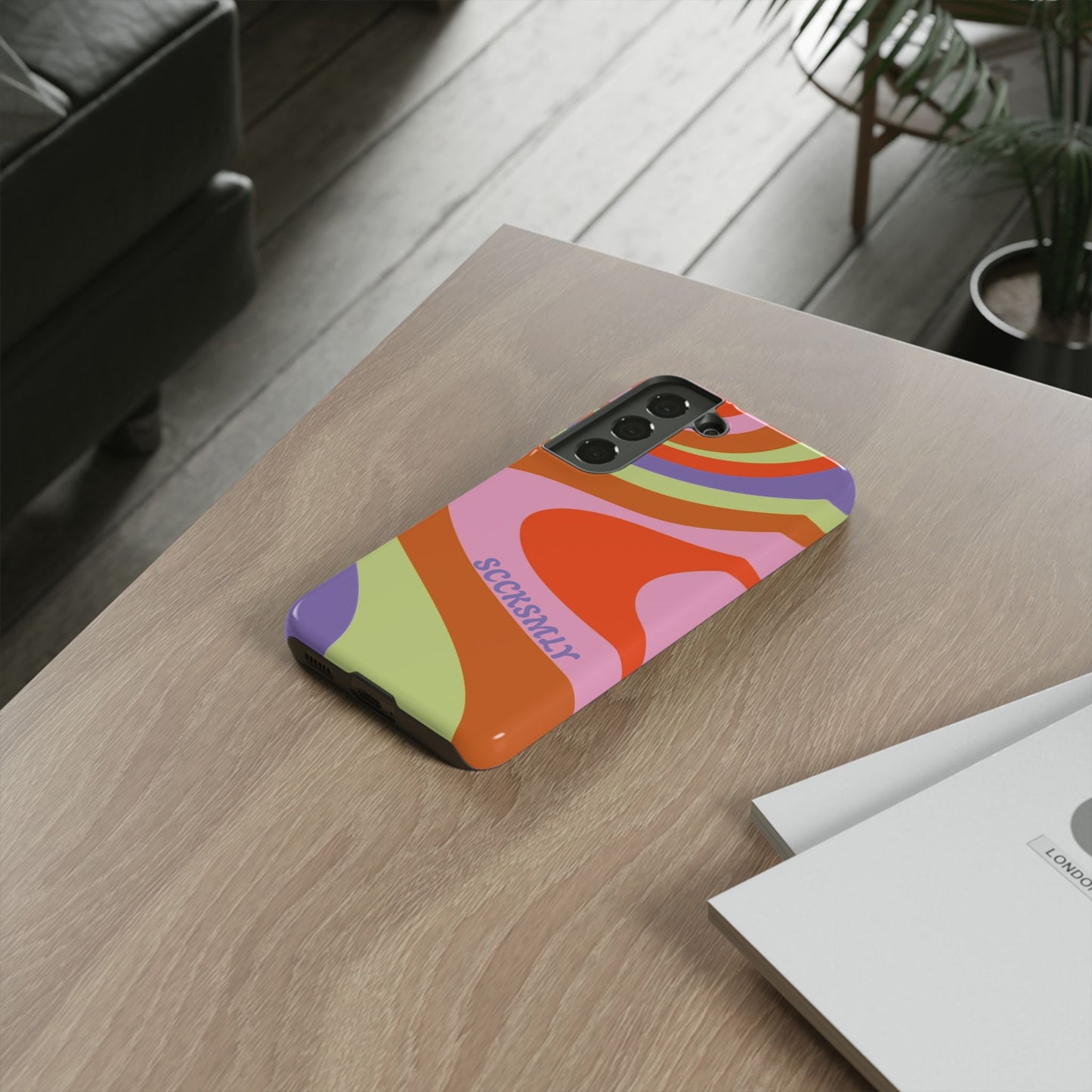 Curvy Swirl Phone Case for Samsung