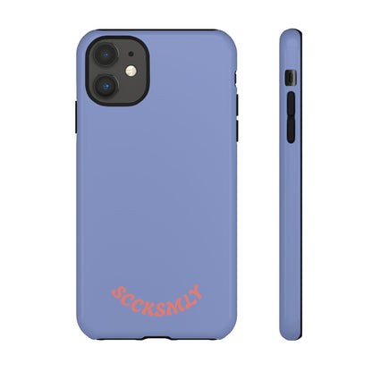 Periwinkle Blue Tough Phone Case for Apple