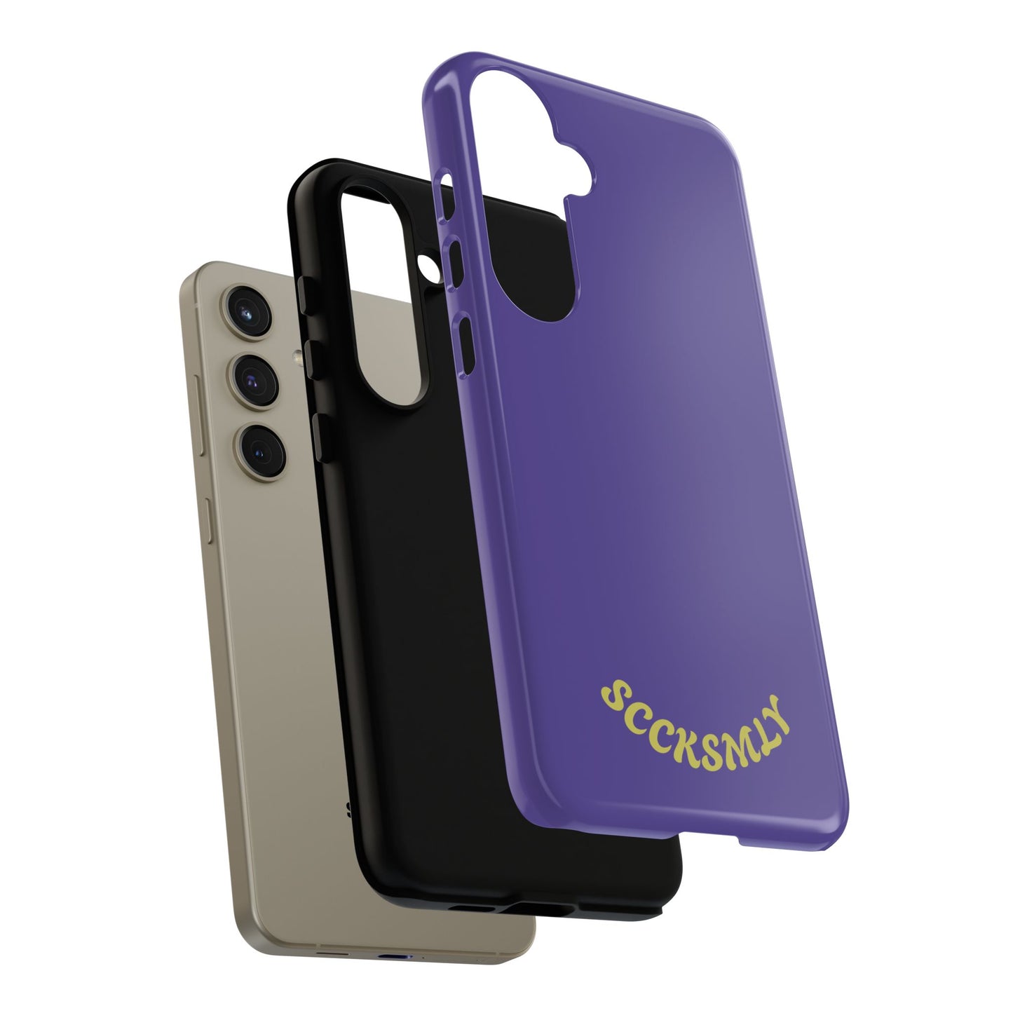 SOLID Dreamy Dusk Purple Tough Case for Samsung
