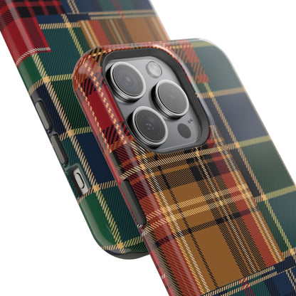Heritage Hues Patchwork Tough Phone Case for Apple