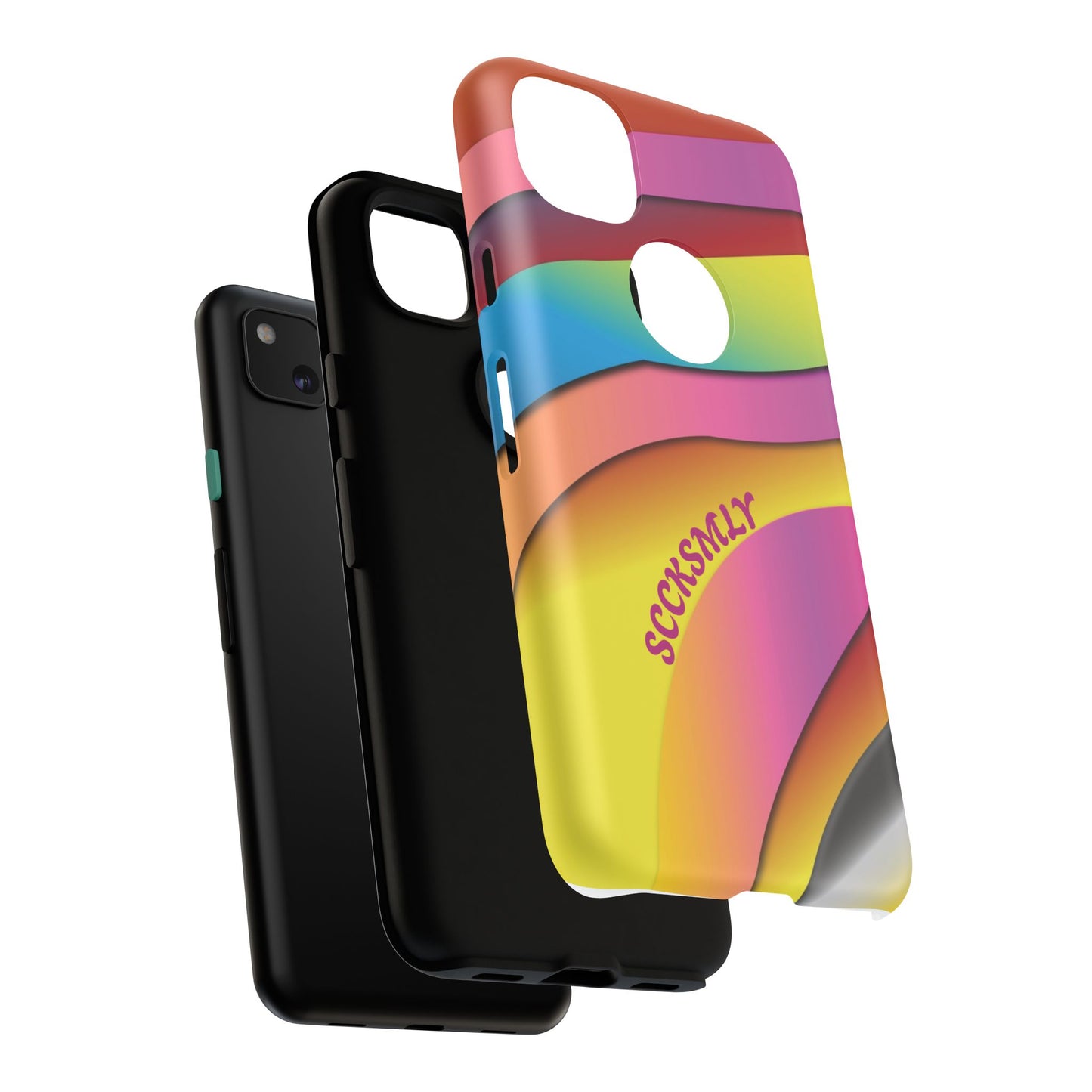 Modern Retro Rainbow Phone Case for Google Pixel