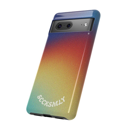 Faded Sunset Aura Tough Phone Case for Google Pixel