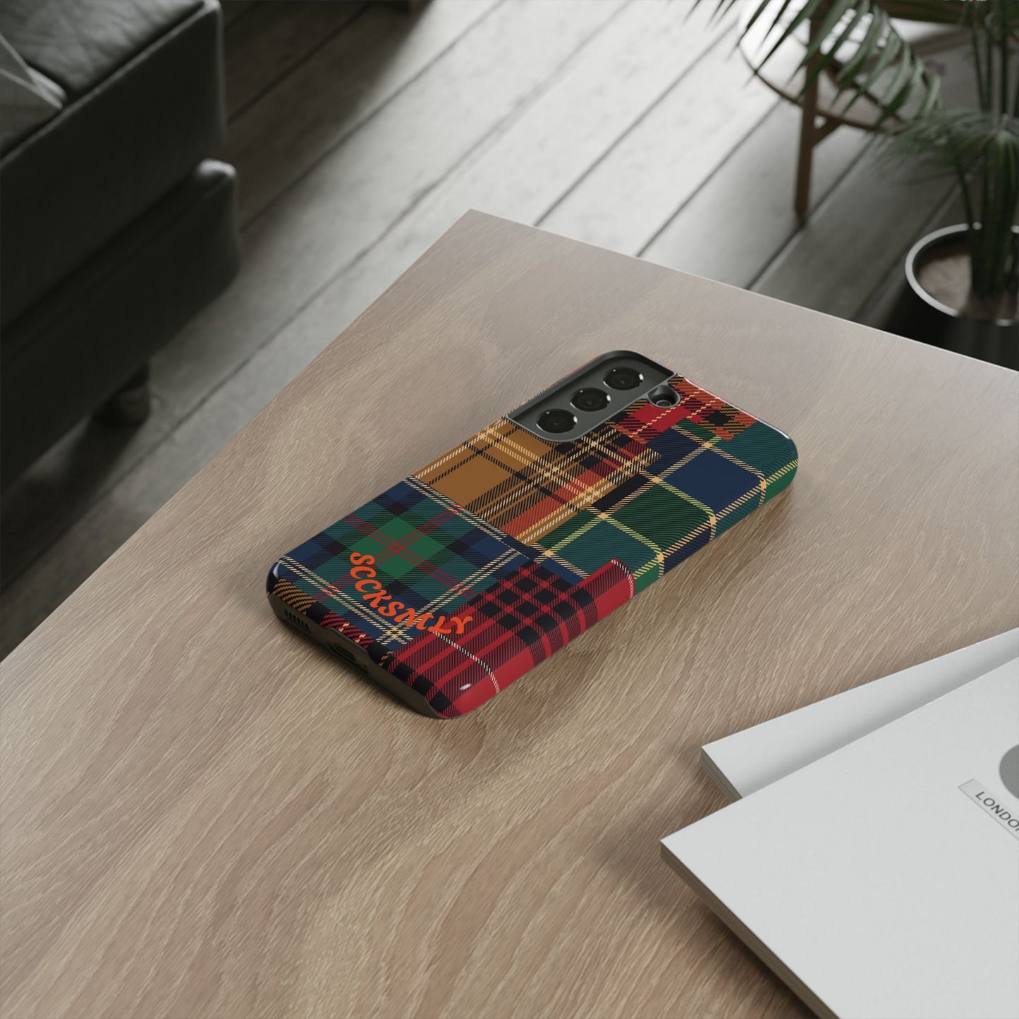 Heritage Hues Patchwork Tough Phone Case for Samsung