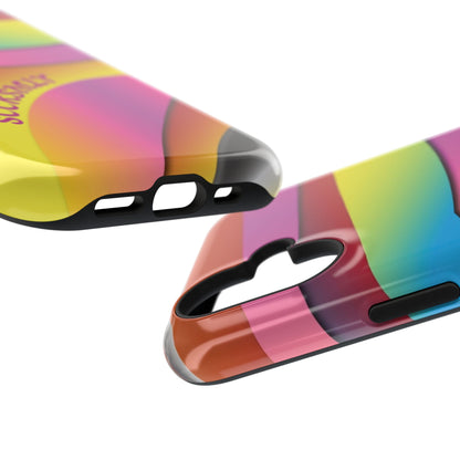Modern Retro Rainbow Phone Case for Apple