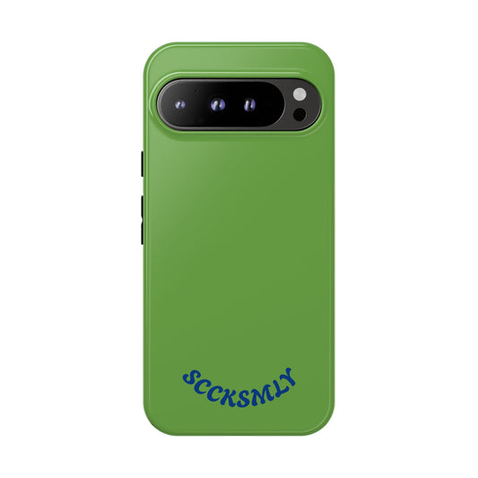 SOLID Matcha Moss Tough Phone Case for Google Pixel