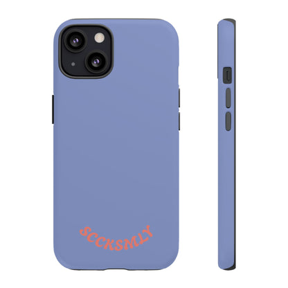 Periwinkle Blue Tough Phone Case for Apple
