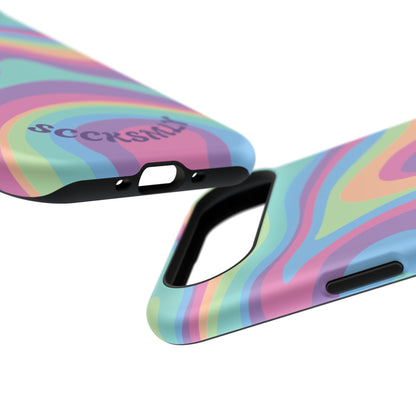 Pastel Swirl Phone Case for Apple