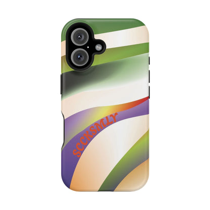 Green Waves Phone Case for Apple