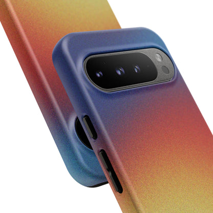 Faded Sunset Aura Tough Phone Case for Google Pixel