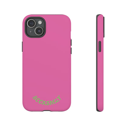 SOLID Sweet Static Pink Tough Case for Apple