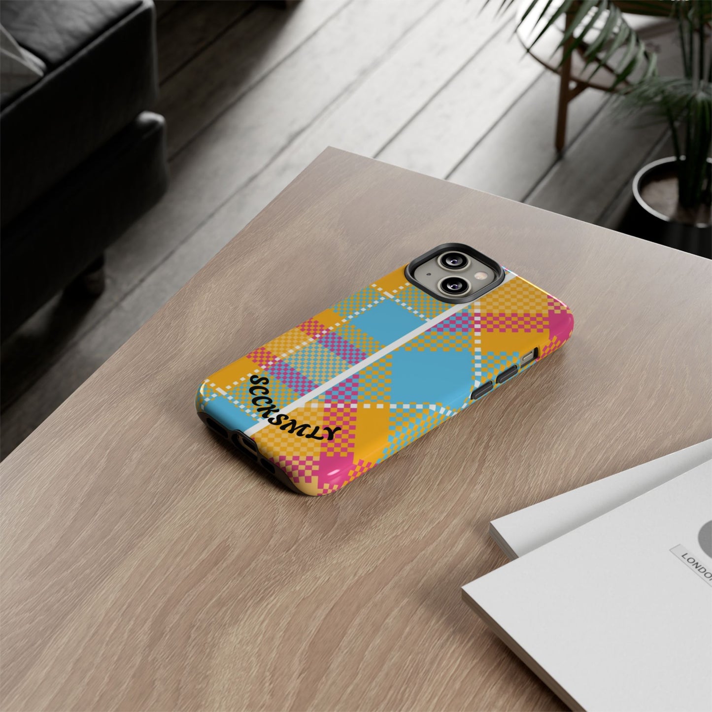 Pattern Punch Phone Case for Apple