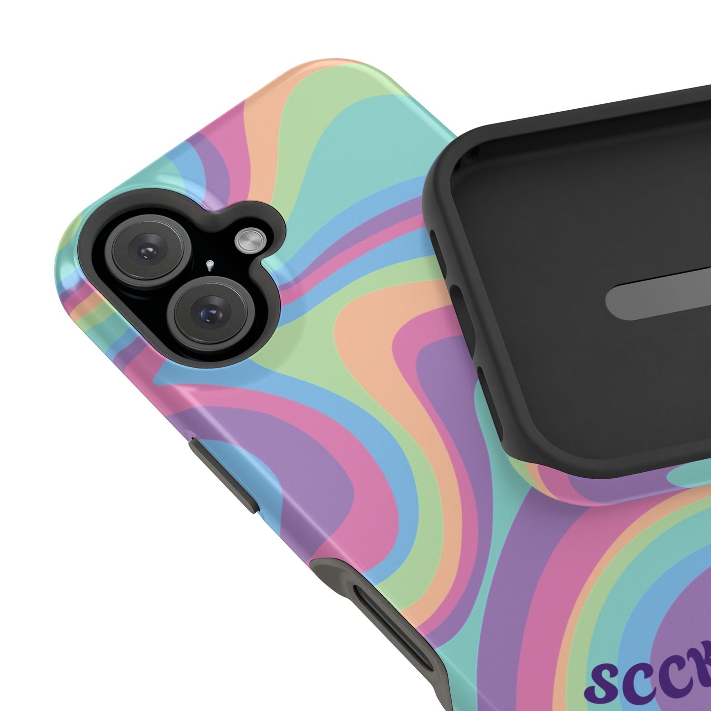 Pastel Swirl Phone Case for Apple