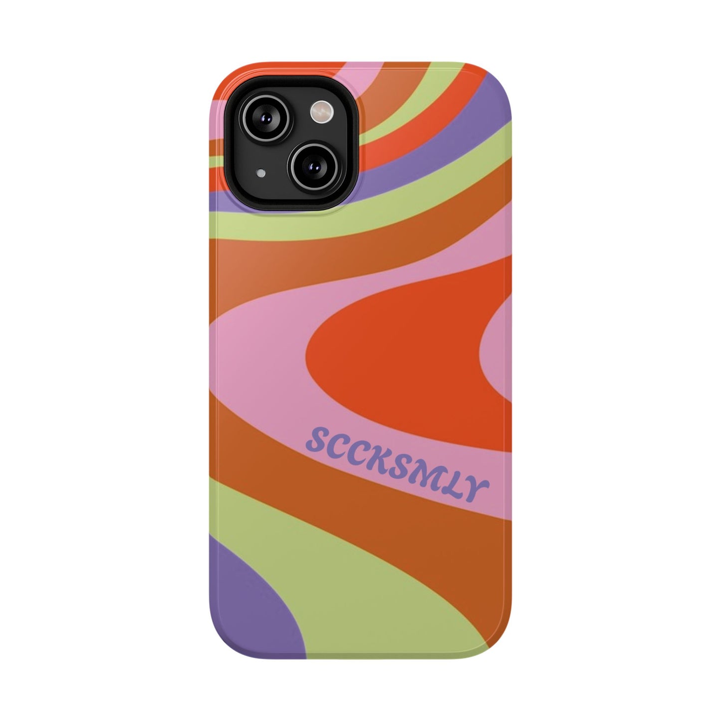 Curvy Swirl Phone Case for Apple