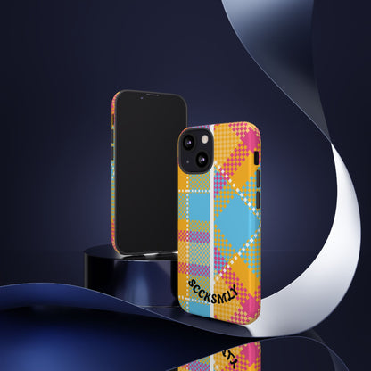 Pattern Punch Phone Case for Apple