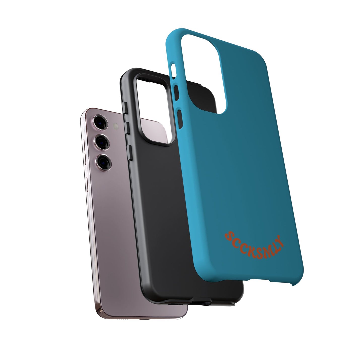 SOLID Blue Spook Tough Case for Samsung
