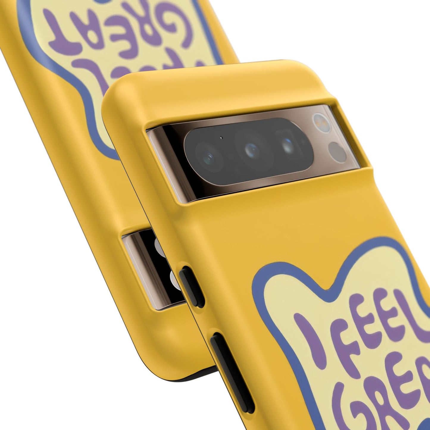 Yellow "I FEEL GREAT" Tough Phone Case for Google Pixel