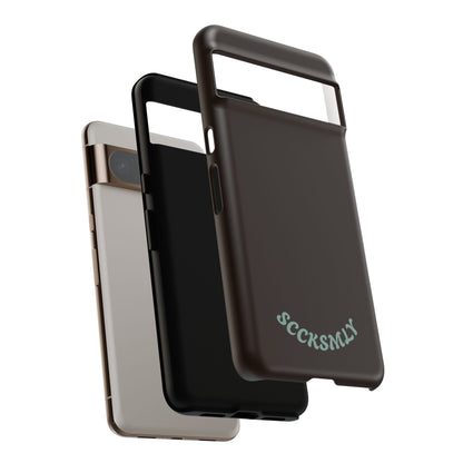 SOLID Espresso Mint Tough Phone Case for Google Pixel