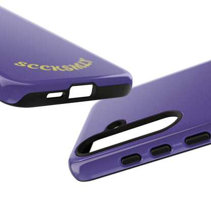 SOLID Dreamy Dusk Purple Tough Case for Samsung