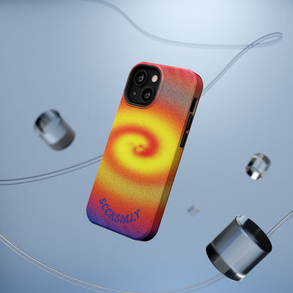 Toxic Spiral Tough Phone Case for Apple