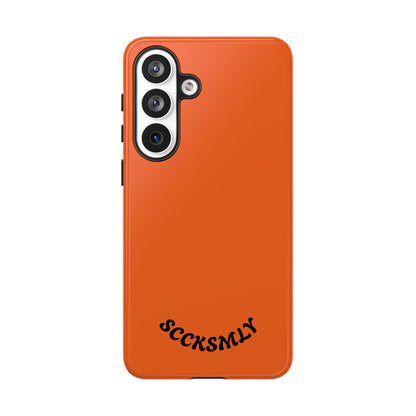 SOLID Tangerine Tough Case for Samsung