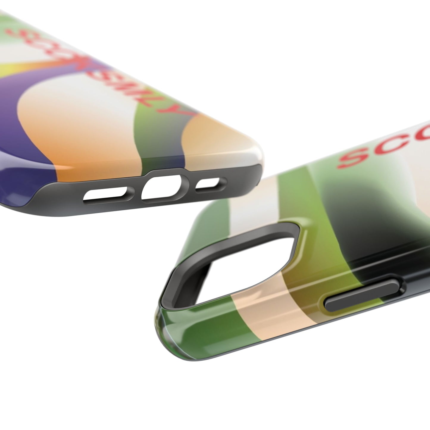 Green Waves Phone Case for "IOS or Apple"