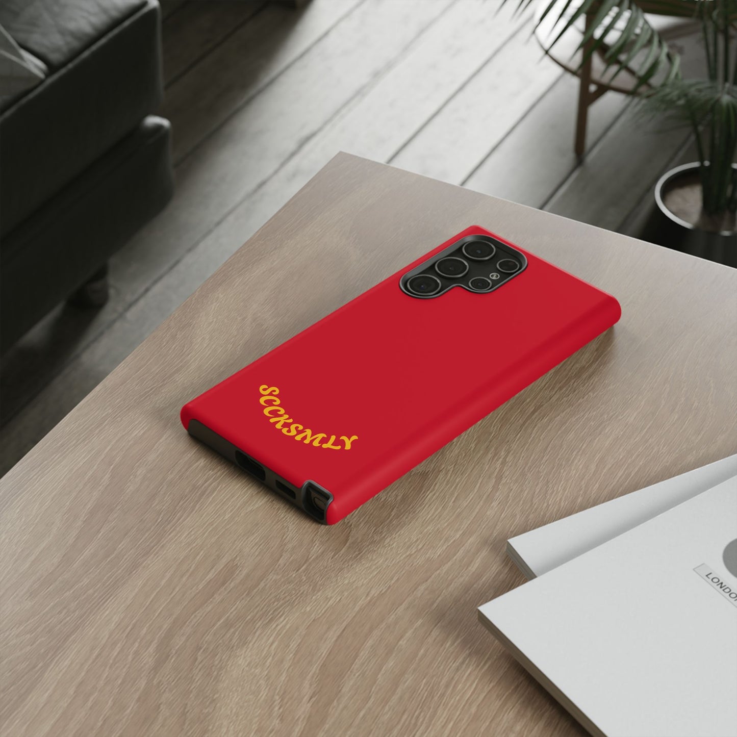 SOLID Calm Cherry Tough Case for Samsung