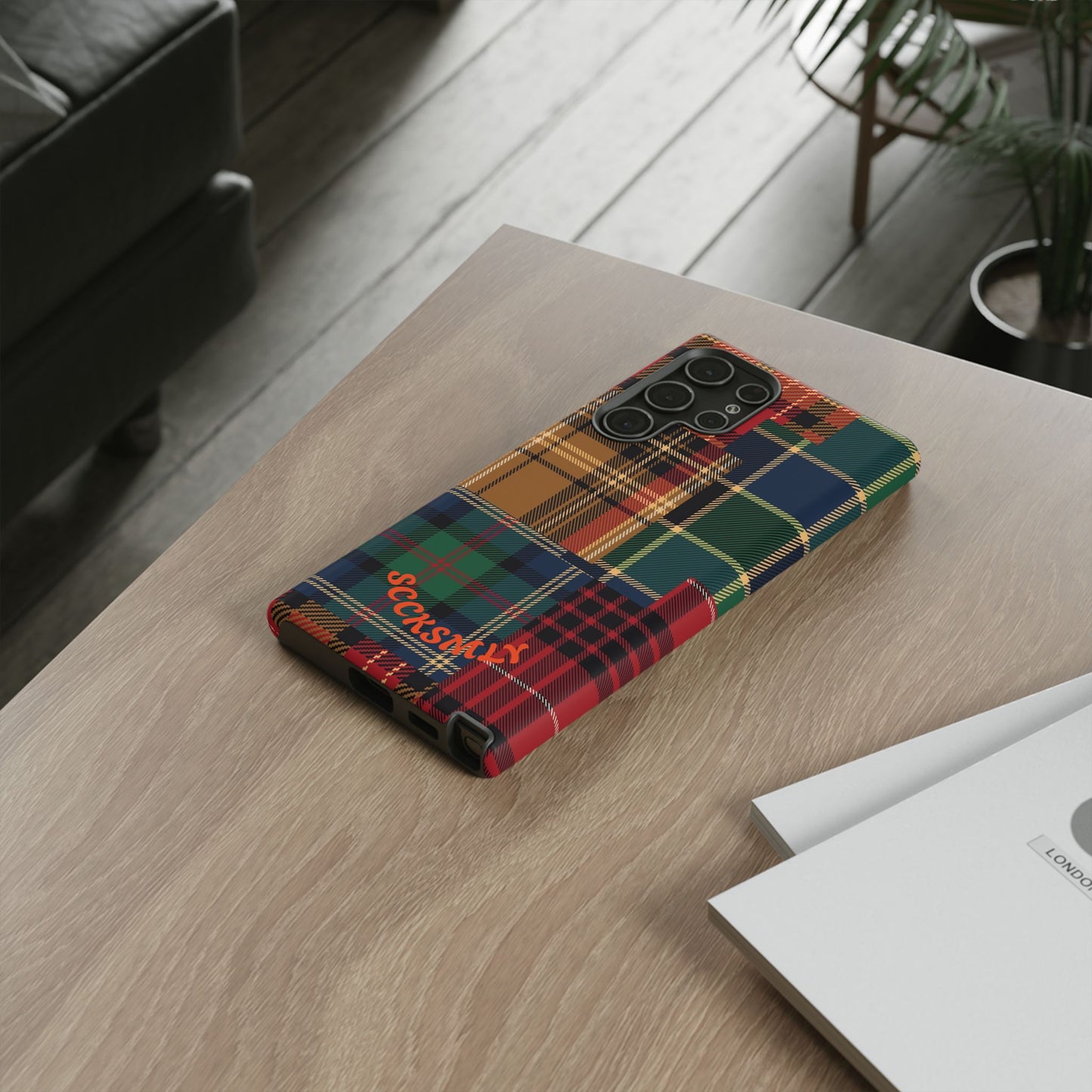 Heritage Hues Patchwork Tough Phone Case for Samsung