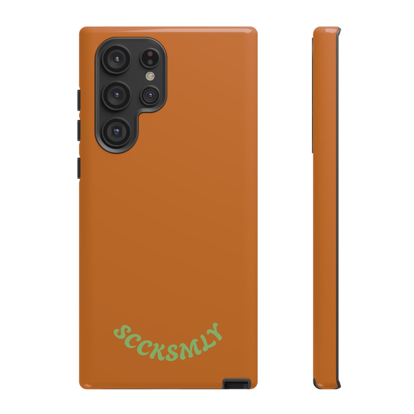 SOLID Terracotta Coal Tough Case for Samsung