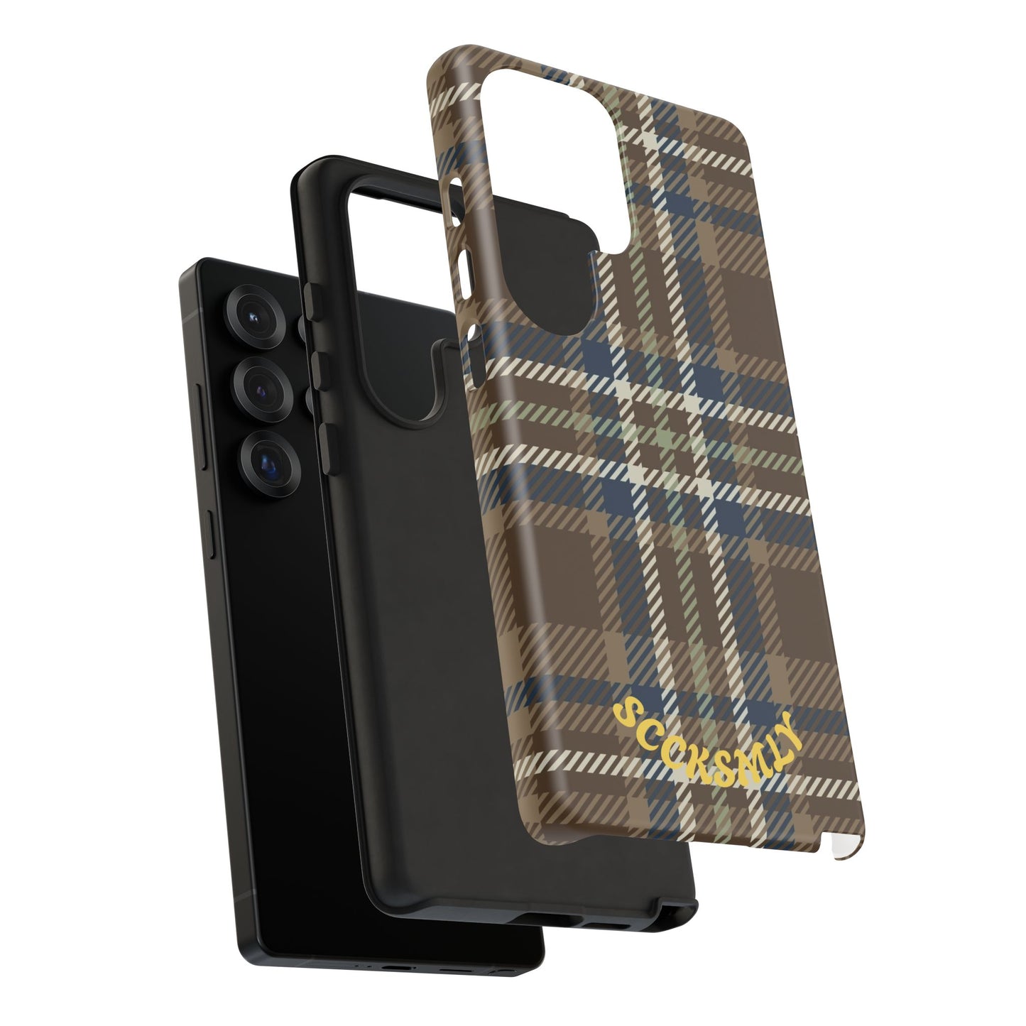 Earth and Sky Plaid Phone Case for Samsung