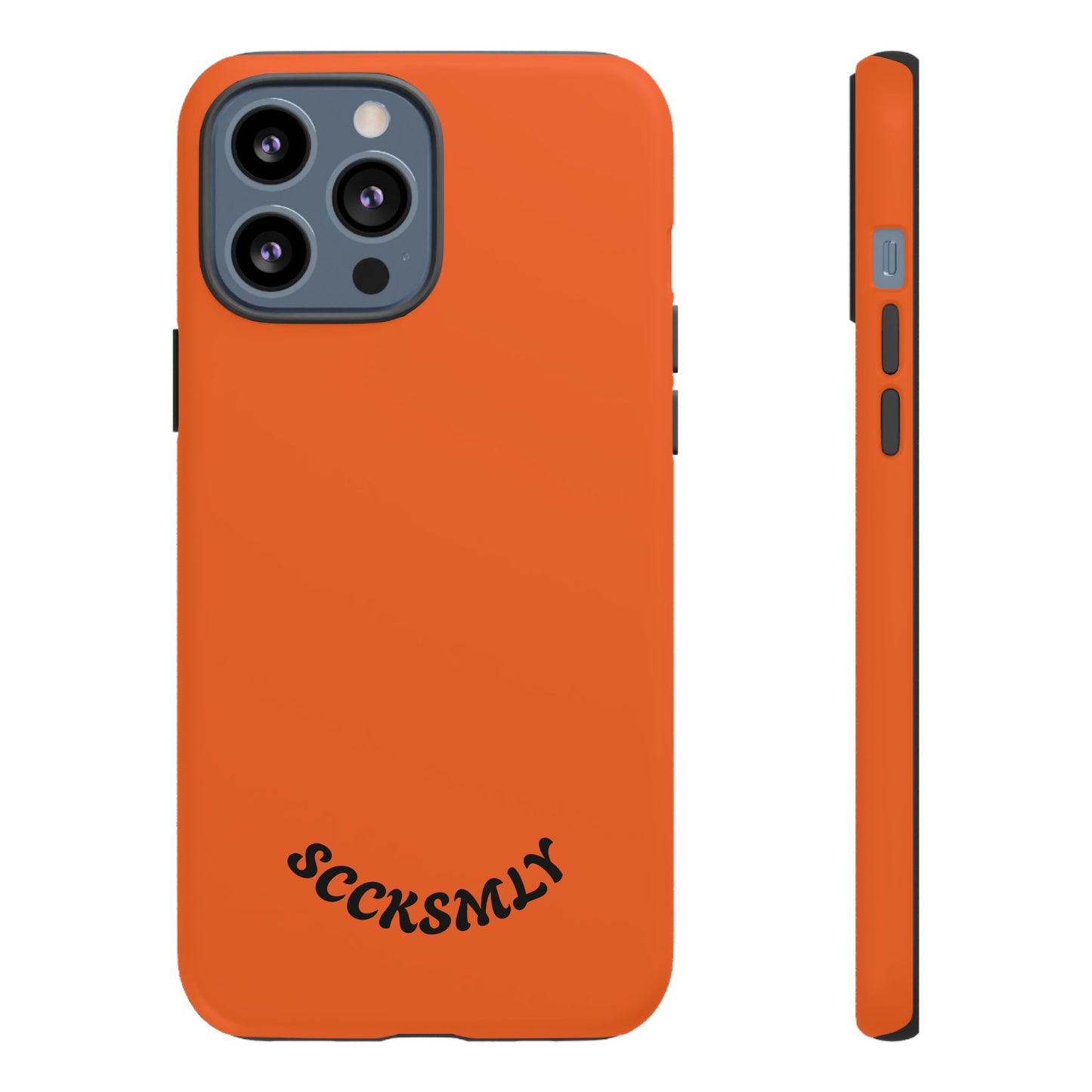 SOLID Tangerine Tough Case for Apple