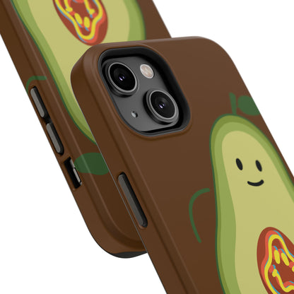 Playful Vegan Avocado Tough Phone Case Apple
