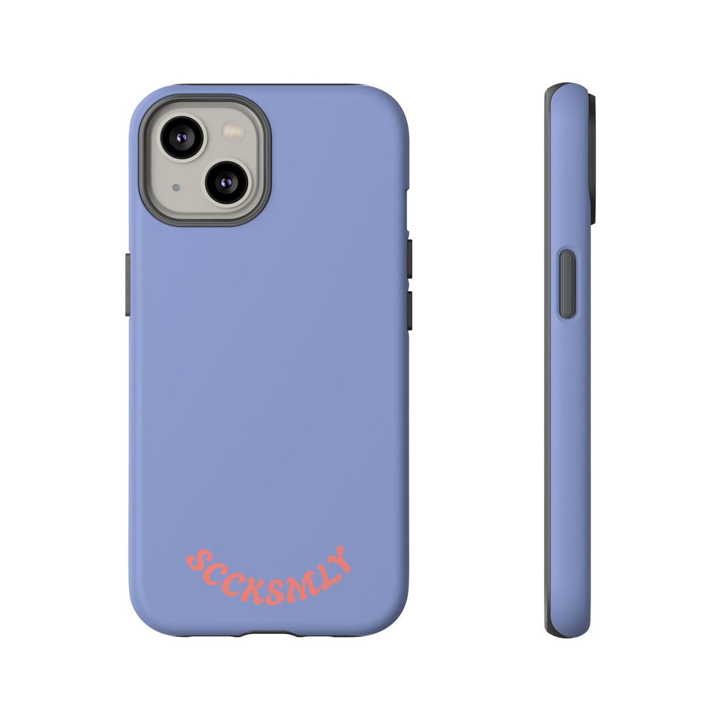 Periwinkle Blue Tough Phone Case for Apple