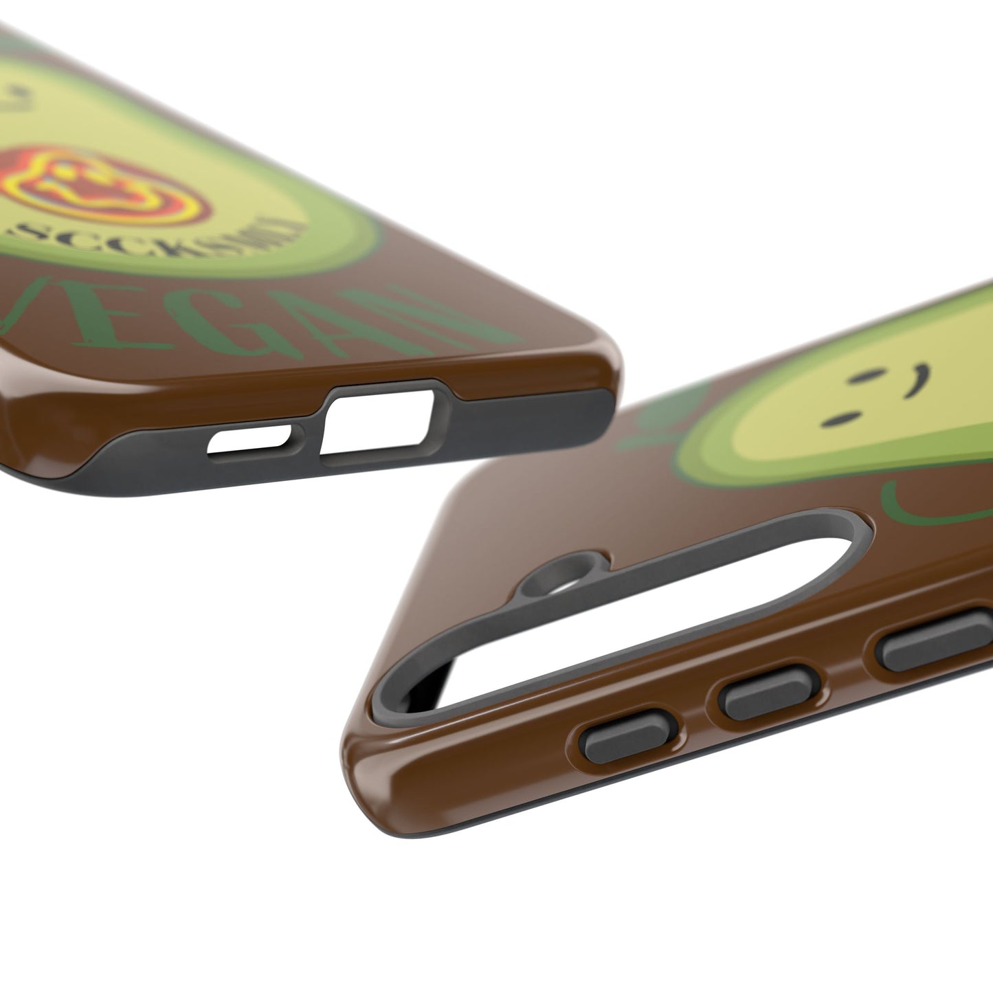 Playful Vegan Avocado Phone Case for Samsung