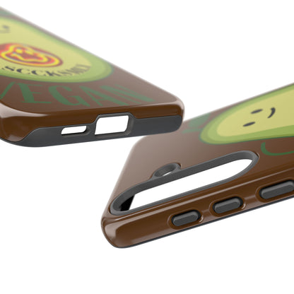Playful Vegan Avocado Phone Case for Samsung