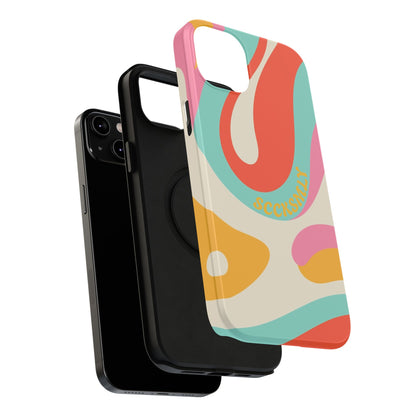 Psychodelic Acid Swirl Phone Case for Apple