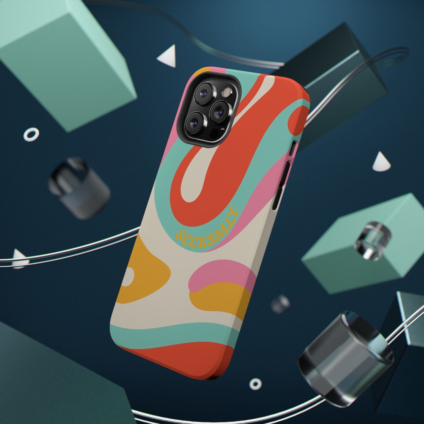 Psychodelic Acid Swirl Phone Case for Apple