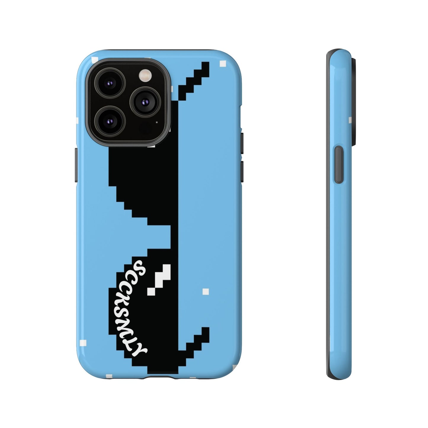 Pixel Glass Tough Phone Case for Apple