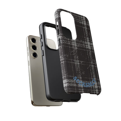 Smoky Grungy Plaid Phone Case for Samsung