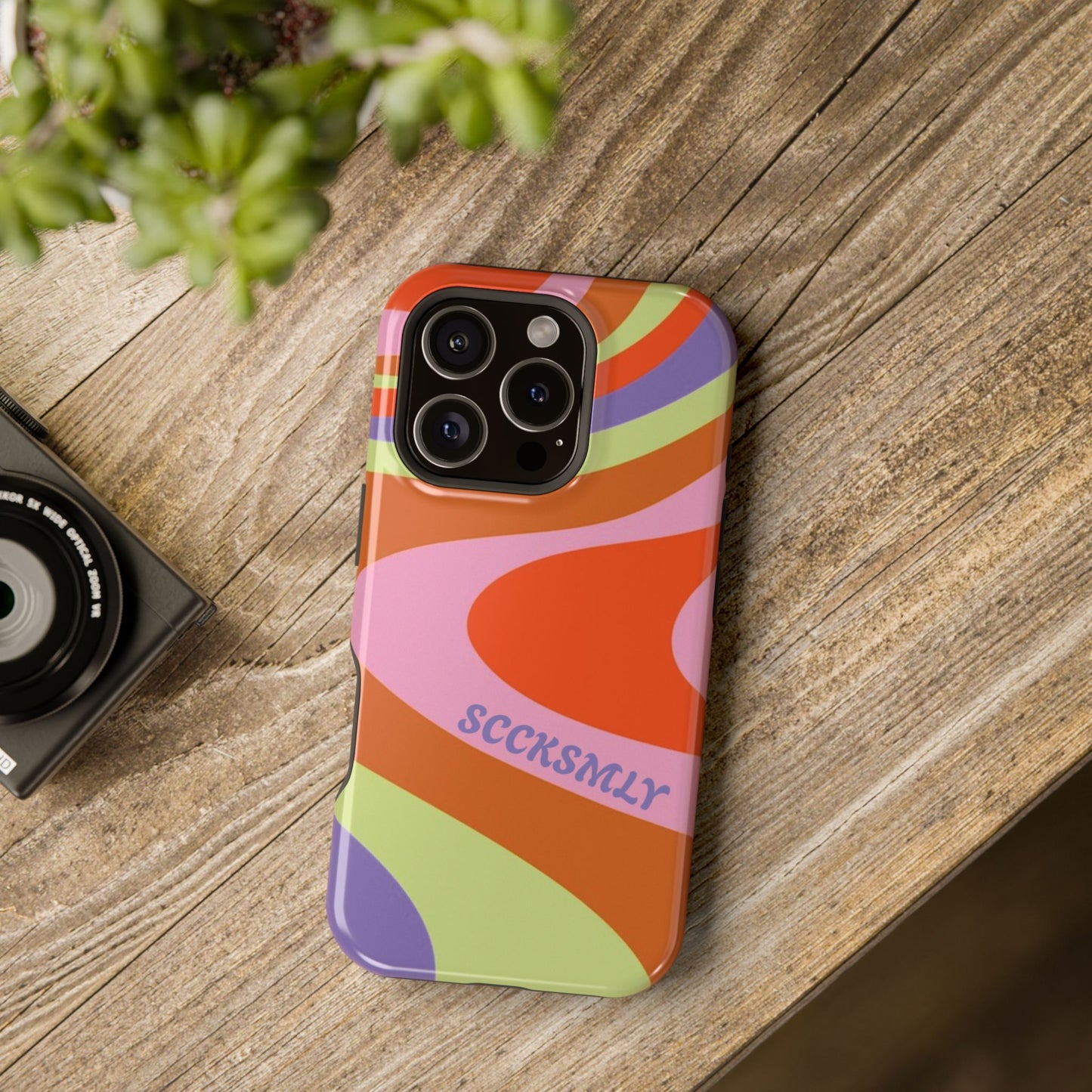 Curvy Swirl Phone Case for Apple