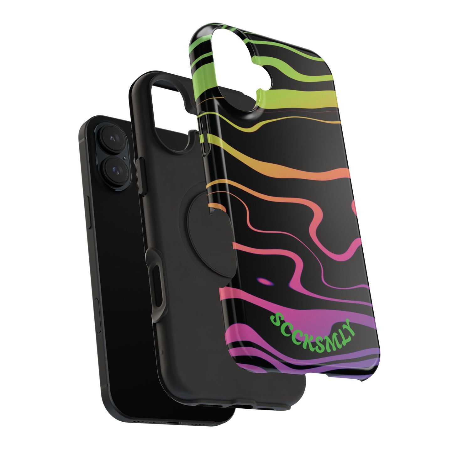 Dark Rainbow Phone Case for Apple